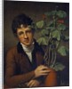 Rubens Peale With a Geranium by Rembrandt Peale