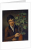 Rubens Peale With a Geranium by Rembrandt Peale