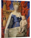 Virgin and Child Surrounded by Cherubim and Seraphim by Jean Fouquet