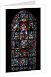 Stained glass window at Chartres Cathedreal by Anonymous