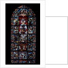 Stained glass window at Chartres Cathedreal by Anonymous