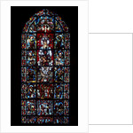Stained glass window at Chartres Cathedreal by Anonymous
