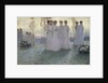 Sunday by Henri Eugene Le Sidaner