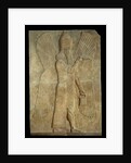 Mesopotamian relief of blessing winged genius by Anonymous