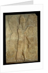 Mesopotamian relief of blessing winged genius by Anonymous