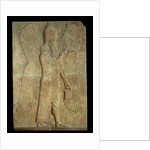 Mesopotamian relief of blessing winged genius by Anonymous