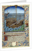 Manuscript illumination of ship at sea from "L'esprit de fortune et de vertu" by Anonymous