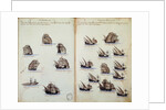 16th century manuscript depicting Portuguese fleet by Anonymous