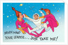 Extraterrestrial Vixens Fighting Over Astronaut by Anonymous