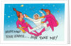 Extraterrestrial Vixens Fighting Over Astronaut by Anonymous