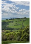 Val d'Orcia View from Villa La Foce by Anonymous