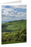 Val d'Orcia View from Villa La Foce by Anonymous
