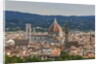 View of Santa Maria del Fiore Cathedral and Palazzo Vecchio from Forte Belvedere by Anonymous