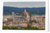 View of Santa Maria del Fiore Cathedral and Palazzo Vecchio from Forte Belvedere by Anonymous