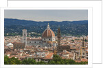 View of Santa Maria del Fiore Cathedral and Palazzo Vecchio from Forte Belvedere by Anonymous