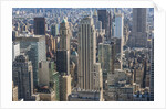 View of the town from Rockefeller Center Terrace by Anonymous