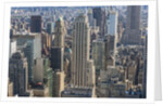 View of the town from Rockefeller Center Terrace by Anonymous