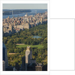 View of the town from Rockefeller Center Terrace by Anonymous