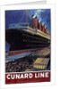 Poster for transatlantic crossings Cunard Line, 1908 by Anonymous