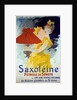 Poster advertising 'Saxoleine', safety lamp oil by Cheret