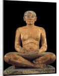 Ancient Egyptian statue of Seated Scribe by Anonymous