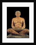 Ancient Egyptian statue of Seated Scribe by Anonymous
