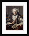 Portrait of Anne Jarry, Madame Dange by Louis Tocque