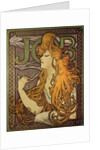 Poster advertising the cigarette paper "Job" by Alphonse Mucha