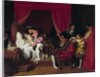 Francois I receives the last breath of Leonardo da Vinci by Jean-Auguste-Dominique Ingres