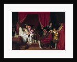 Francois I receives the last breath of Leonardo da Vinci by Jean-Auguste-Dominique Ingres