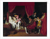 Francois I receives the last breath of Leonardo da Vinci by Jean-Auguste-Dominique Ingres
