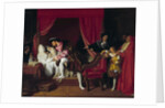 Francois I receives the last breath of Leonardo da Vinci by Jean-Auguste-Dominique Ingres