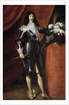 Portrait of Louis XIII, French School by Anonymous