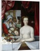 Gabrielle d'Estrees in her bath by Anonymous