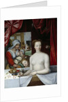 Gabrielle d'Estrees in her bath by Anonymous
