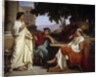 Horace, Virgil and Varius at the house of Maecenas by Charles Francois Jalabert