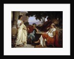 Horace, Virgil and Varius at the house of Maecenas by Charles Francois Jalabert