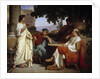 Horace, Virgil and Varius at the house of Maecenas by Charles Francois Jalabert