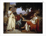 Horace, Virgil and Varius at the house of Maecenas by Charles Francois Jalabert