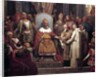 Charlemagne surrounded by his principal officers by Jules Laure