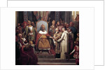 Charlemagne surrounded by his principal officers by Jules Laure
