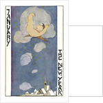 January, Cherub Falling out of Sky by Anonymous