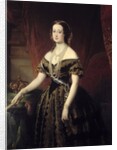 Portrait of Eugenie by Dubufe Edouard Louis Dubufe