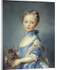 A Girl with a Kitten attributed to Jean-Baptiste Perronneau by Anonymous