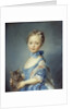 A Girl with a Kitten attributed to Jean-Baptiste Perronneau by Anonymous