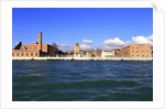 Zattere Canal on the way to the seaport. by Anonymous