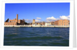 Zattere Canal on the way to the seaport. by Anonymous