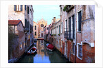Fondamenta Mori, Madonna dell'orto church in the background. by Anonymous