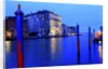 Canal Grande, view near the Accademia bridge. by Anonymous