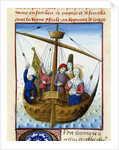 The queen Iseult releases Tristan and they board towards the kingdom of Logres by Anonymous